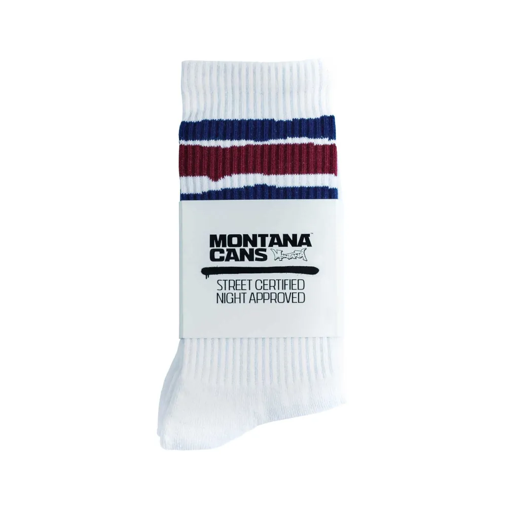 Montana Socks Stripes White